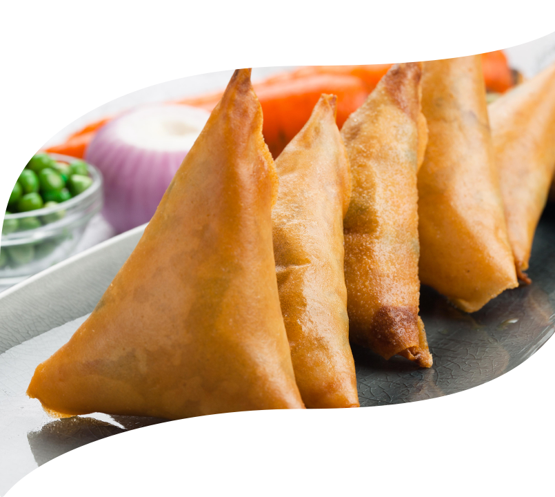 Curried Chicken Samosa